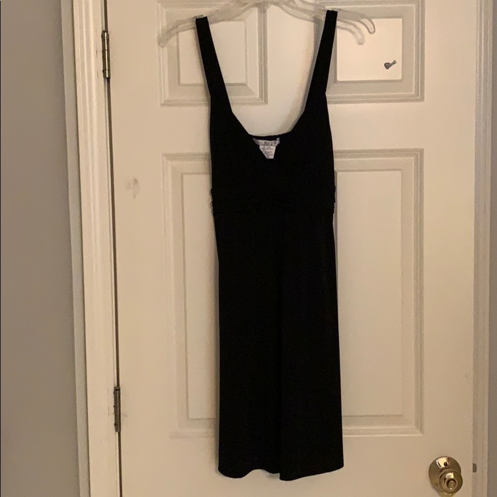 flowy little black dress